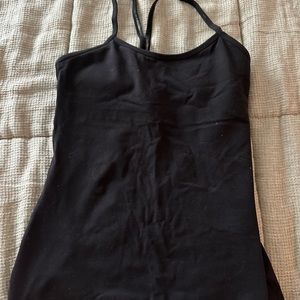Lululemon spaghetti strap tank top - black size 6